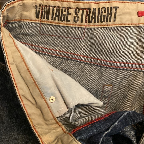 Mens Jeans - Converse Vintage Straight Dark Wash - Picture 6 of 7